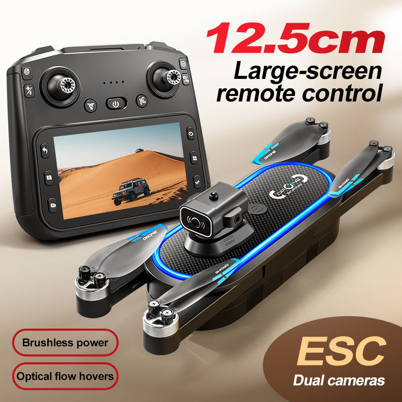 2025 S186 Drone Professional 4 - مراجعة Drone Gimbal 2 Axis وسعره