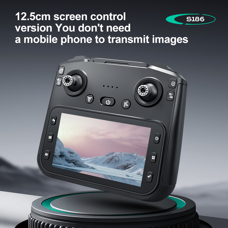 2025 S186 Drone Professional 4 - مراجعة Drone Gimbal 2 Axis وسعره