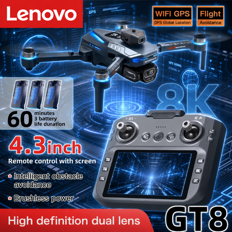 Lenovo GT8 8K Drone Profession - مراجعة Drone Gimbal 3 Axis وسعره