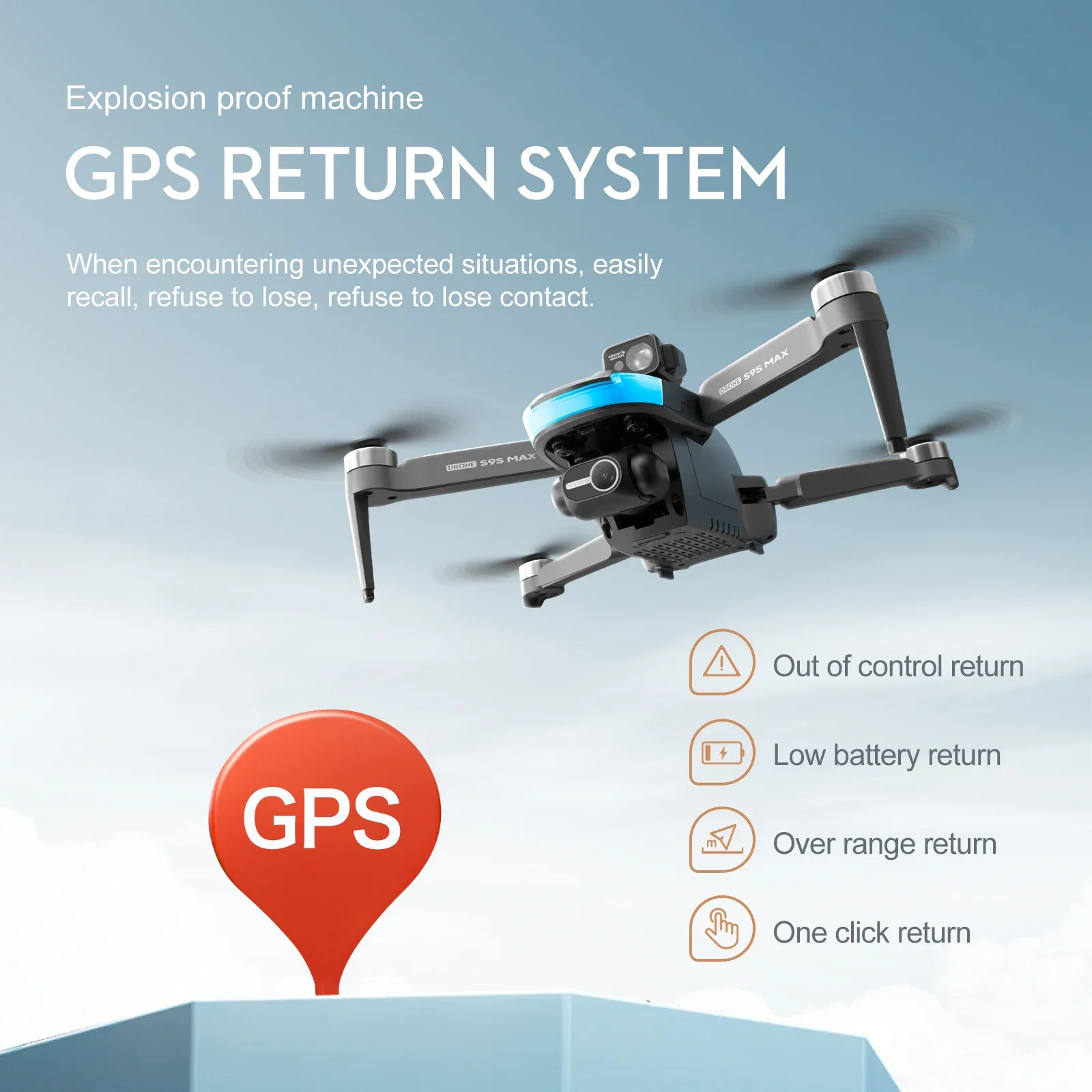 NEW S9S MAX MINI Drone 4K 2-Ax - مراجعة Drone Gimbal Brushless وسعره