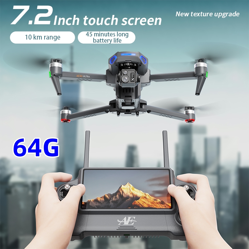 AE30 GPS Drone 8K Profession H - مراجعة Drone Gimbal 3 Axis وسعره