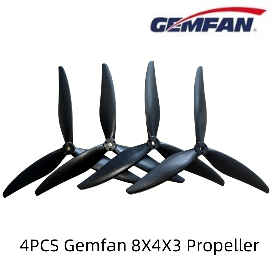 4PCS Gemfan 8040 8X4X3 3-Blade - مراجعة Drone Gimbal Controller وسعره