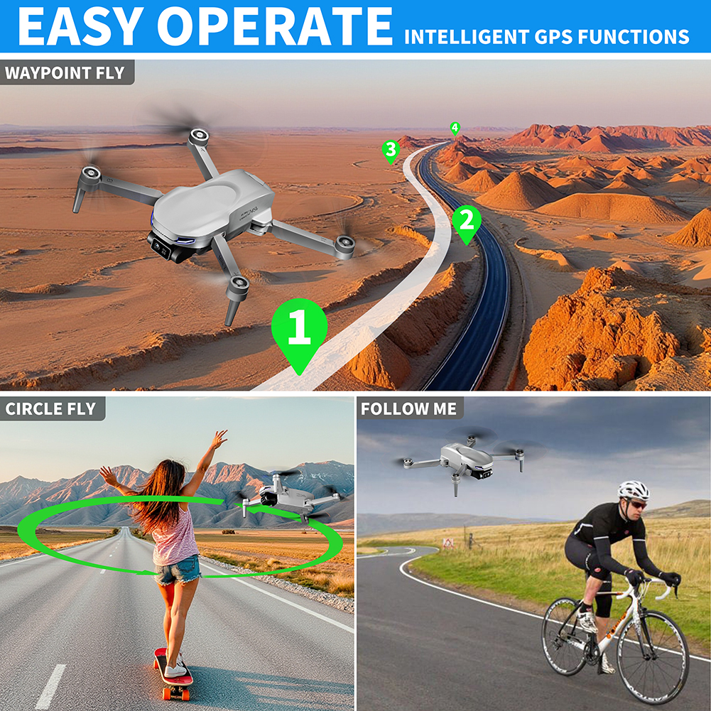 GPS Drone with Camera for Adul - مراجعة Drone Gimbal 2 Axis وسعره
