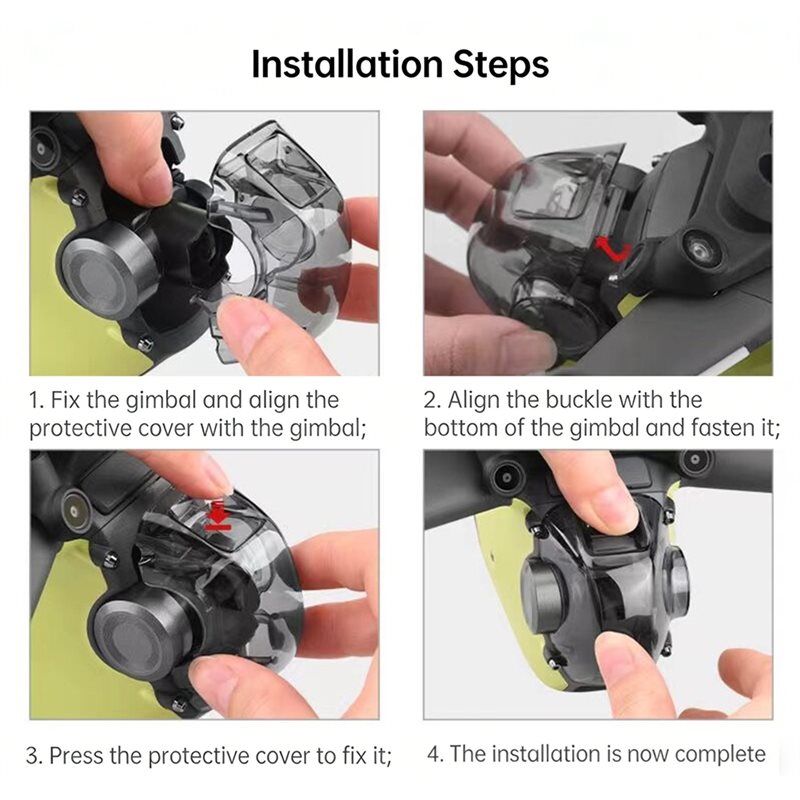 A93PHOT! Camera Lens Cap For D - مراجعة Drone Gimbal Case وسعره