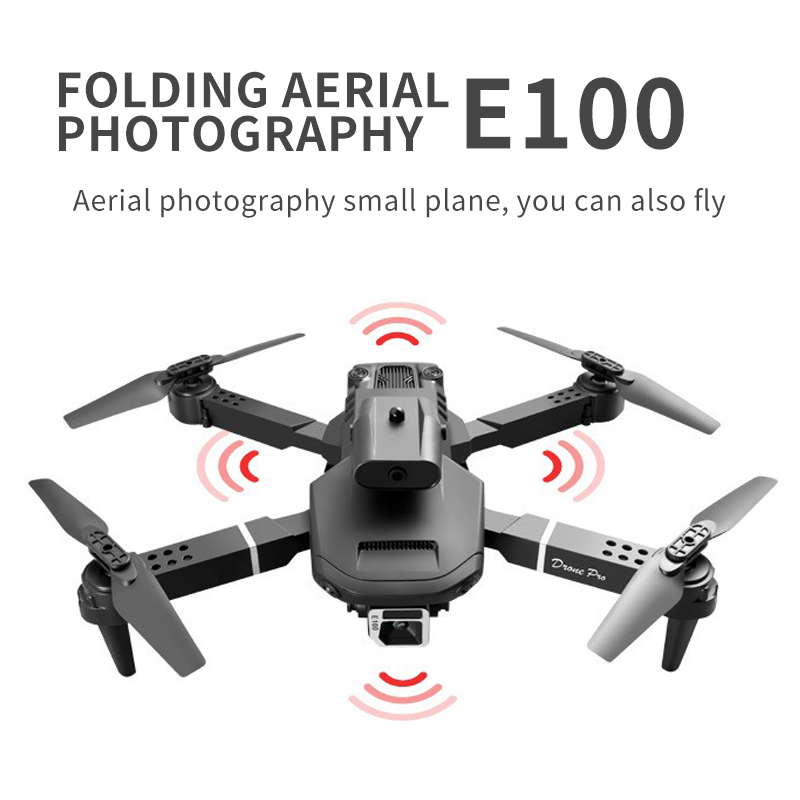 Mini E100 Four-sided Obstacle  - مراجعة Drone Gimbal 2 Axis وسعره