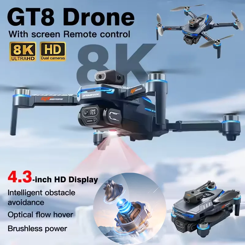 Homologado ANATEL Hot NEW Dron - مراجعة Drone Gimbal 3 Axis وسعره