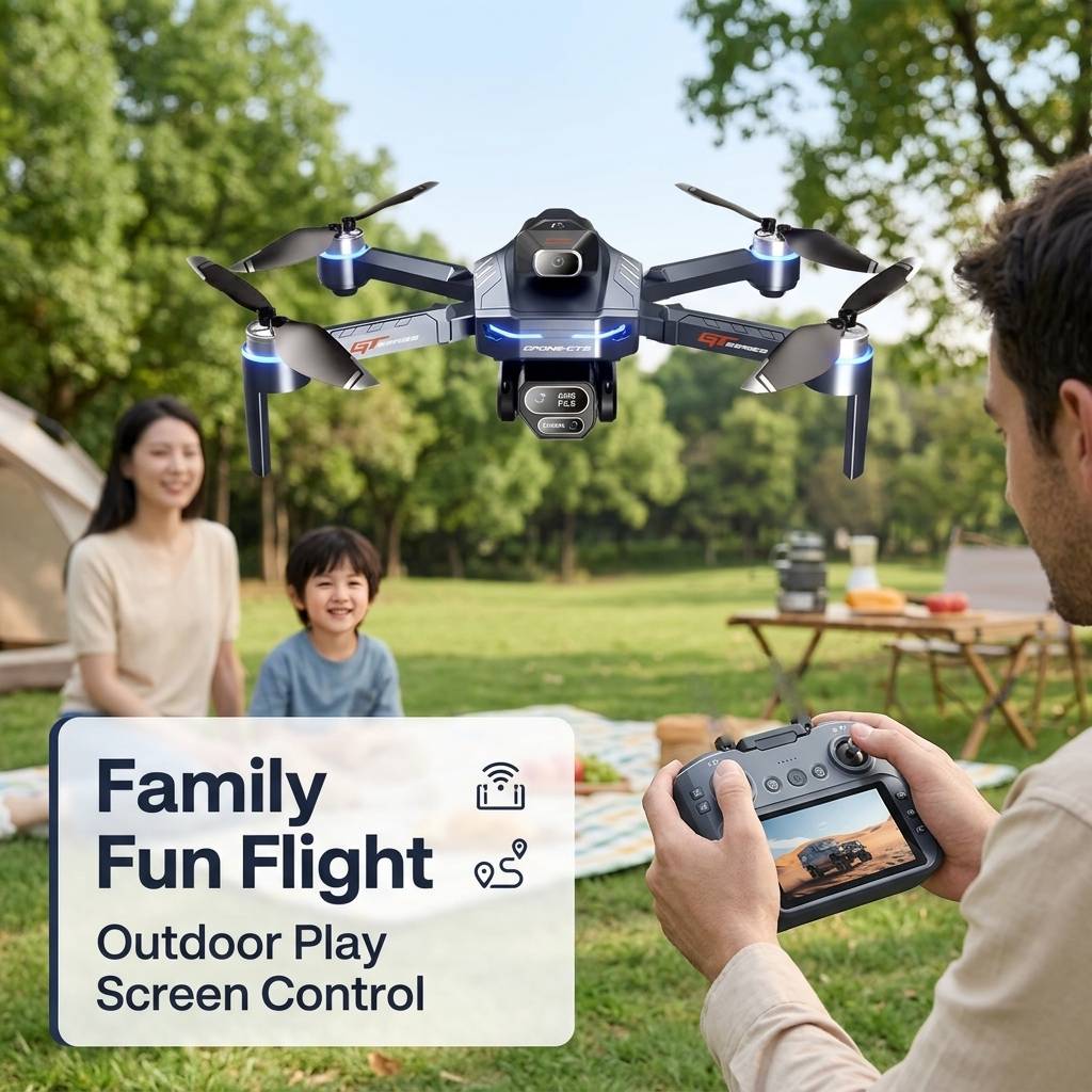 Homologado ANATEL Hot NEW Dron - مراجعة Drone Gimbal 3 Axis وسعره