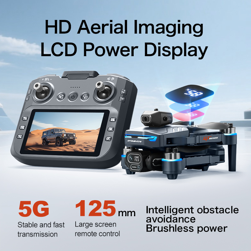 GT8 Obstacle Avoidance Aerial  - مراجعة Drone Gimbal Brushless وسعره