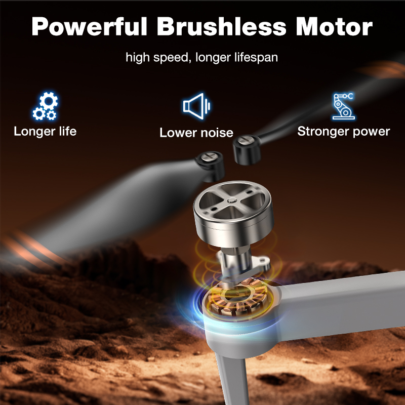 NEW Hot L017 Pro Drone Brushle - مراجعة Drone Gimbal 3 Axis وسعره