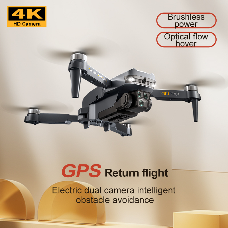 K811MAX Quadcopter Drone: Brus - مراجعة Drone Gimbal Brushless وسعره