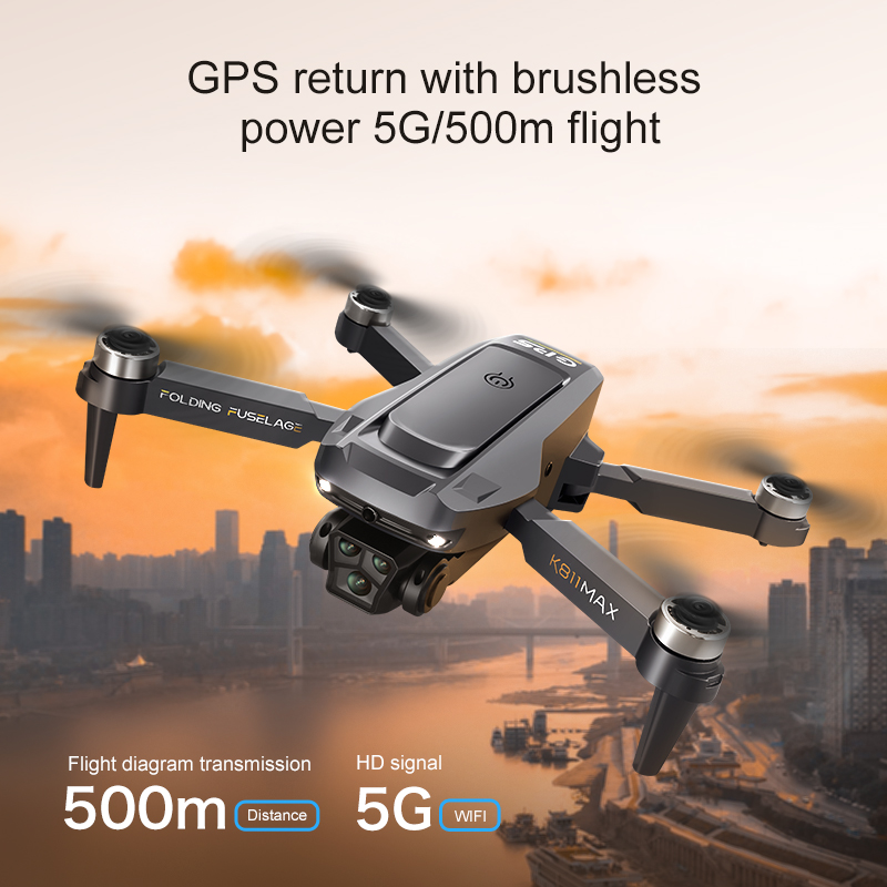 K811MAX Quadcopter Drone: Brus - مراجعة Drone Gimbal Brushless وسعره