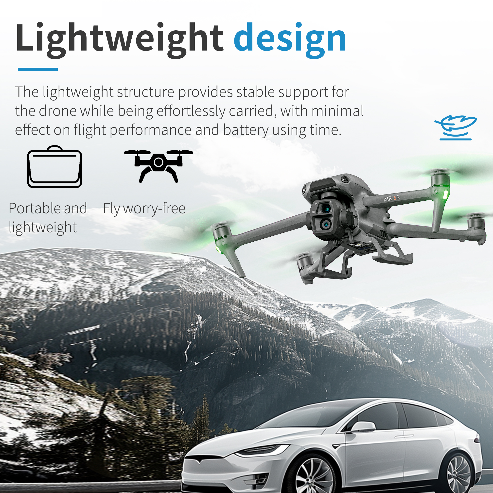 STARTRC for DJI AIR 3S drone l - مراجعة Drone Gimbal Mount وسعره