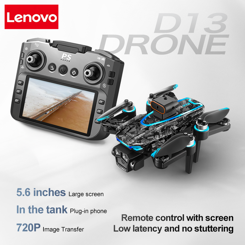 Lenovo D13 GPS Drone 8K Triple - مراجعة Drone Gimbal Mount وسعره