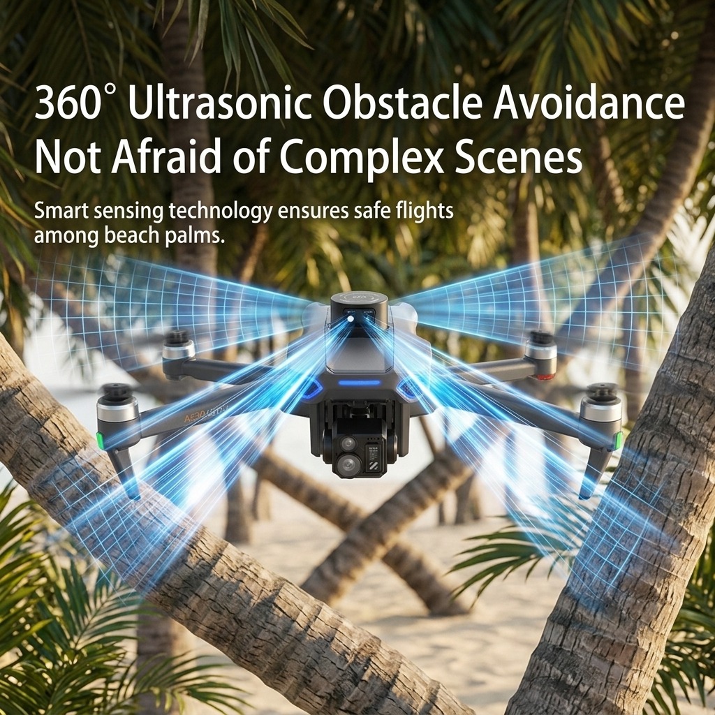 NEW AE30 Ultra GPS Drone 4K Pr - مراجعة Drone Gimbal 3 Axis وسعره